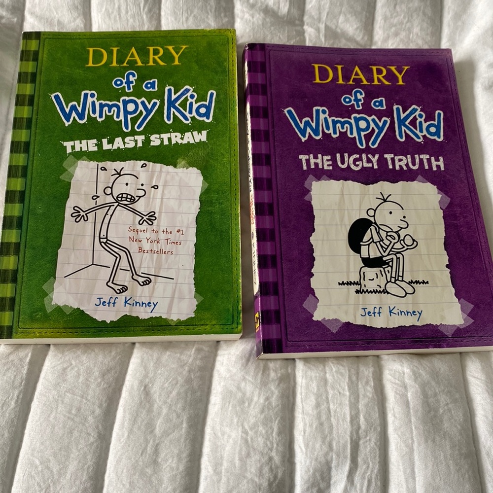 2 Diary of a Wimpy Kid The Last Straw The Ugly Truth by Jeff Kinney (pap…